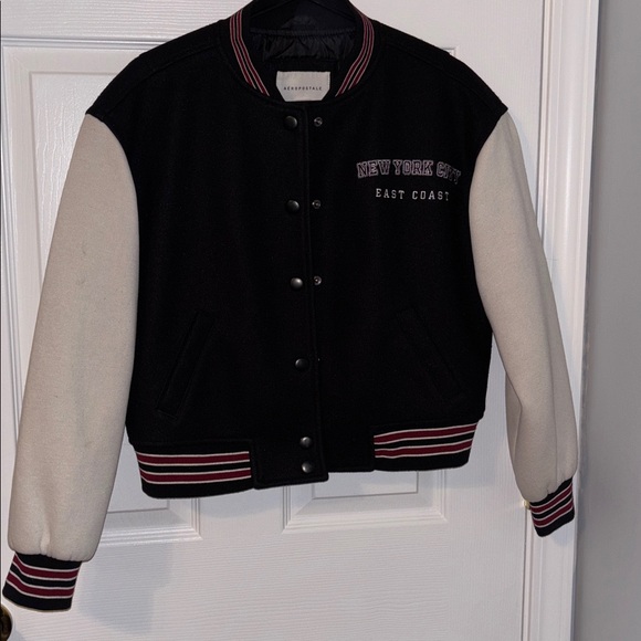Aeropostale NYC varsity bomber jacket - Picture 2 of 7